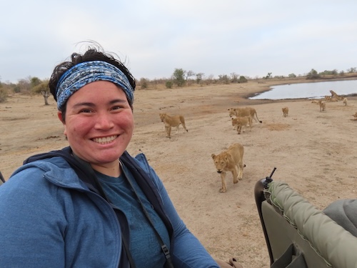 Just about every moment of every safari, but especially when the big cats get up close and personal, like these lions in Timbavati, South Africa!
