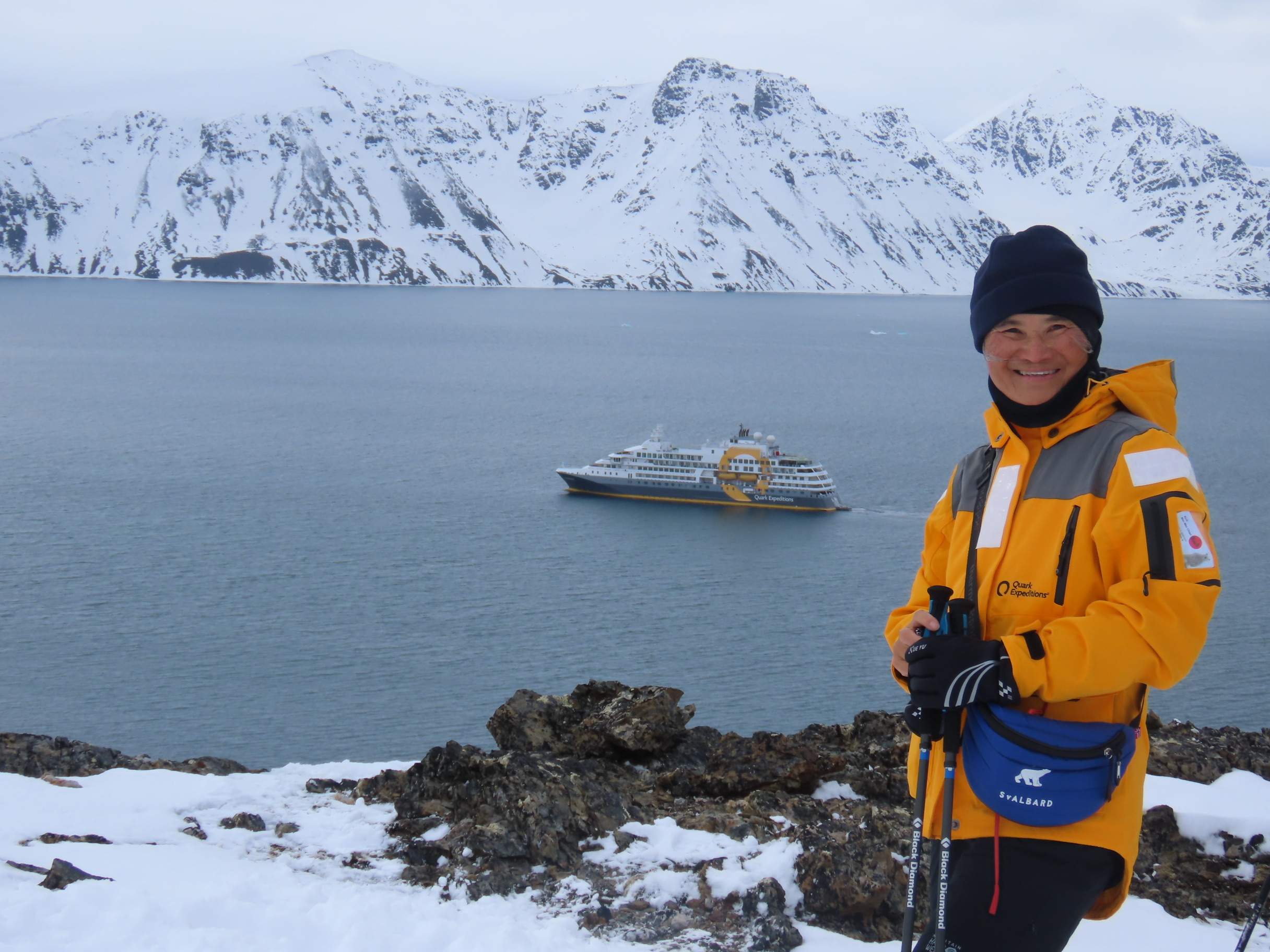 Quark Ultramarine at Camp Zoe, the Arctic